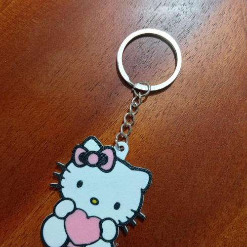 Llavero Kitty con Corazón