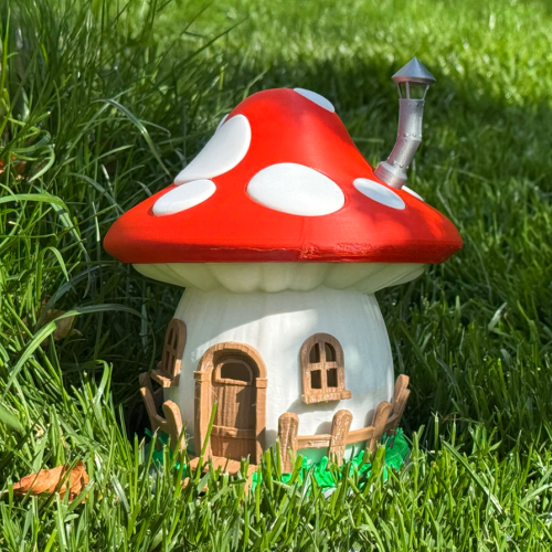 Casa hongo decorativa
